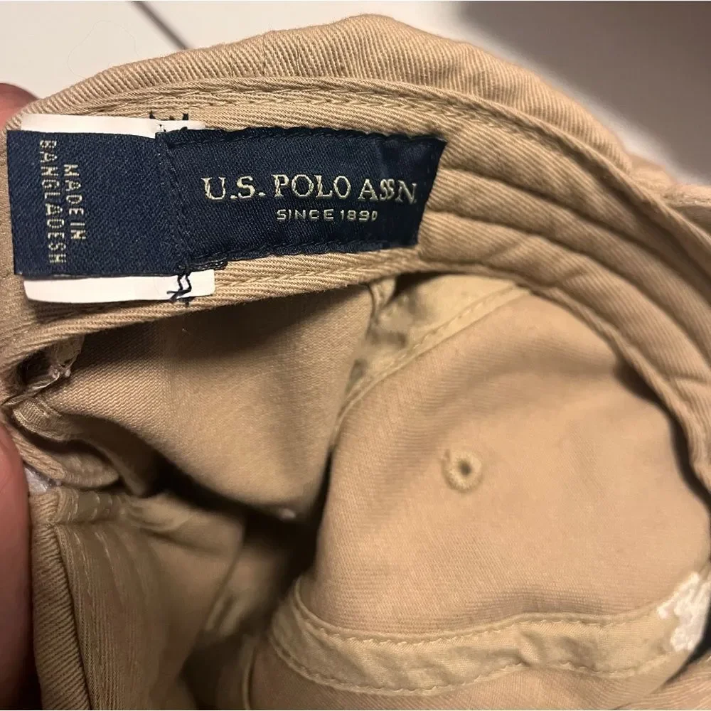 U.S. Polo Assn. Kids Hat One Size Cap Khaki Sand